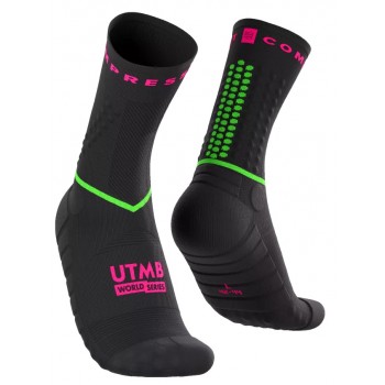 COMPRESSPORT ULTRA TRAIL SOCKS V2.0 BLACK UTMB 2026 UNISEX