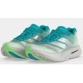 ADIDAS ADIZERO BOSTON 13 AQUA/SILVER/GREEN FOR WOMEN'S