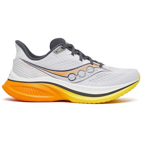CHAUSSURES SAUCONY ENDORPHIN SPEED 5 WHITE/FUEGO POUR HOMMES