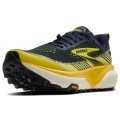 CHAUSSURES BROOKS CASCADIA 20 NAVY/CYBER YELLOW/GREY POUR HOMMES