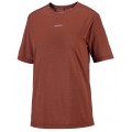 T-SHIRT SALOMON SHAKEOUT CORE SS TEE BURNT UMBER POUR FEMMES