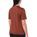T-SHIRT SALOMON SHAKEOUT CORE SS TEE BURNT UMBER POUR FEMMES