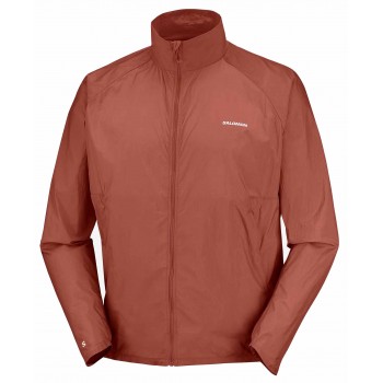 SALOMON SHAKEOUT FLY JACKET BURNT UMBER FOR MEN'S