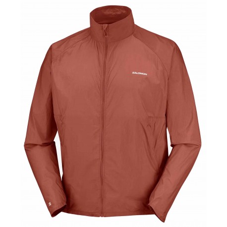 SALOMON SHAKEOUT FLY JACKET BURNT UMBER FOR MEN'S