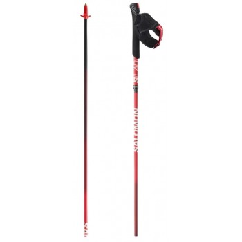 BÂTONS SALOMON S/LAB ULTRA CARBON FIERY RED/BLACK
