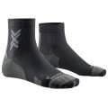 CHAUSSETTES X-SOCKS RUN DISCOVERY ANKLE ARCTIC BLACK/CHARCOAL POUR HOMMES