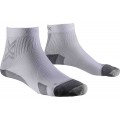 CHAUSSETTES X-SOCKS RUN DISCOVERY ANKLE ARCTIC WHITE/PEARL GREY POUR HOMMES