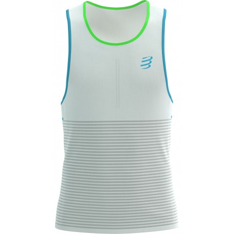 DEBARDEUR COMPRESSPORT PRO RACING STAR WHITE POUR HOMMES