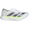 ADIZERO ADIOS PRO 4 WHITE/IRON METALLIC/SOLAR YELLOW FOR MEN'S