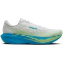 CHAUSSURES BROOKS GHOST AMP WHITE/BLUE/PARADISE GREEN POUR HOMMES