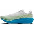 BROOKS GHOST AMP WHITE/BLUE/PARADISE GREEN FOR MEN'S