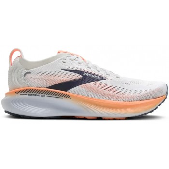 CHAUSSURES BROOKS ADRENALINE GTS 25 OYSTER MUSHROOM/PEACH/GRAPE POUR FEMMES