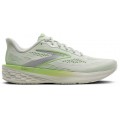 CHAUSSURES BROOKS LAUNCH 12 GREY/PARADISE GREEN/CHROME POUR FEMMES
