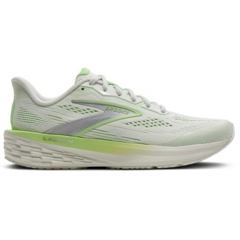 BROOKS LAUNCH 12 GREY/PARADISE GREEN/CHROME FOR WOMEN'S