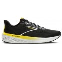 CHAUSSURES BROOKS LAUNCH 12 BLACK/CYBER YELLOW/OYSTER POUR HOMMES