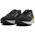 BROOKS LAUNCH 12 BLACK/CYBER YELLOW/OYSTER FOR MEN'S
