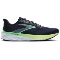 BROOKS LAUNCH 12 NAVY/WHITE/GREEN FOR MEN'S