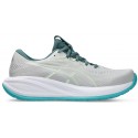 ASICS GEL CUMULUS 28 CLOUD GREY/ENERGY AQUA FOR MEN'S