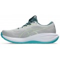 ASICS GEL CUMULUS 28 CLOUD GREY/ENERGY AQUA FOR MEN'S