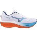 MIZUNO WAVE RIDER 30 WHITE/BLUE JEWEL/ORANGE FOR MEN'S
