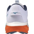 MIZUNO WAVE RIDER 30 WHITE/BLUE JEWEL/ORANGE FOR MEN'S