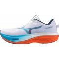 MIZUNO WAVE RIDER 30 WHITE/BLUE JEWEL/ORANGE FOR MEN'S