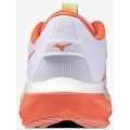 MIZUNO WAVE RIDER 30 WHITE/FLAMINGO CORAL/LIME PULP FOR WOMEN'S