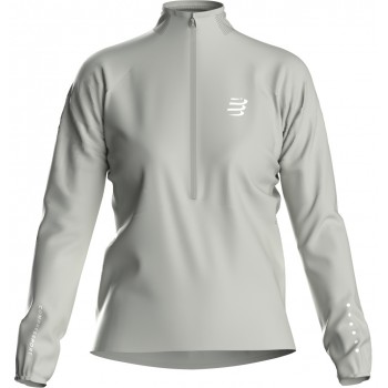 COMPRESSPORT AURA WINDPROOF JACKET GRAY/VIOLET FOR WOMEN'S