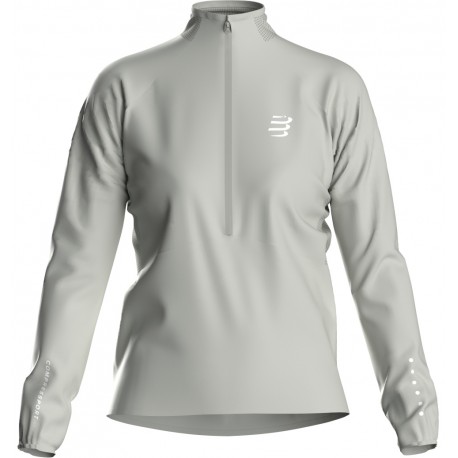 VESTE COMPRESSPORT AURA WINDPROOF GRAY/VIOLET POUR FEMMES