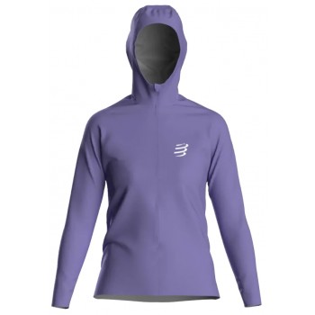 VESTE COMPRESSPORT HURRICANE WATERPROOF ASTER VIOLET POUR FEMMES