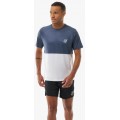 T-SHIRT COMPRESSPORT PERFORMANCE PEACOT/GRAY POUR HOMMES