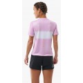 T-SHIRT COMPRESSPORT PERFORMANCE ORCHID/APRICOT POUR FEMMES