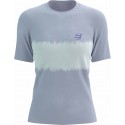 T-SHIRT COMPRESSPORT PERFORMANCE LAVENDER/WHITE POUR FEMMES