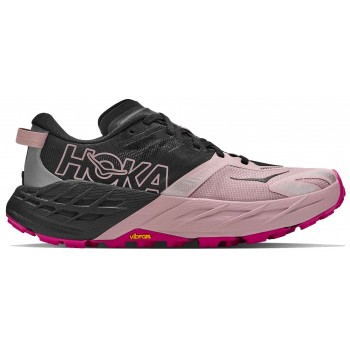 CHAUSSURES HOKA SPEEDGOAT 7 BLACK/PINK OPAL POUR FEMMES