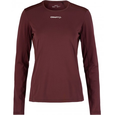 CRAFT ADV ESSENCE LS TEE 2 DK FIG FOR WOMEN'S
