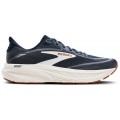 CHAUSSURES BROOKS GHOST 18 NAVY BLAZER/RED EARTH/ BLUE POUR HOMMES