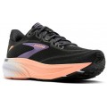 CHAUSSURES BROOKS GHOST 18 BLACK/MULLED GRAPE/PEACH POUR FEMMES