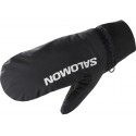 GANTS SALOMON CROSS WARM MITTEN DEEP BLACK