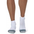 CHAUSSETTES X-SOCKS RUN DISCOVERY ANKLE ARCTIC WHITE/PEARL GREY POUR FEMMES