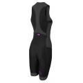 ZONE3 AQUAFLO PLUS TRISUIT BLACK/GREY/NEON PINK FOR WOMEN'S