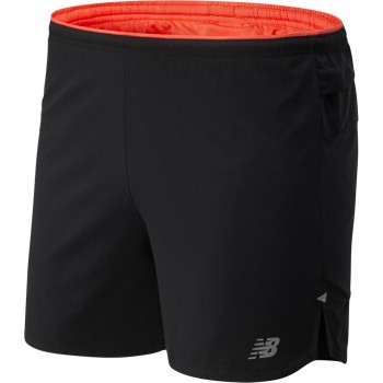 NEW BALANCE PRINTED IMPACT 5 INCH SHORT FOR MEN'S