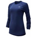 NEW BALANCE HEAT GRID CREW LONG SLEEVE SHIRT FOR WOMEN'S