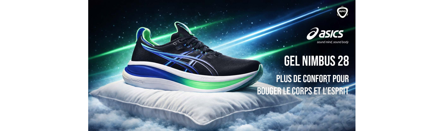 Asics gel Nimbus 28 Running Planet Genève