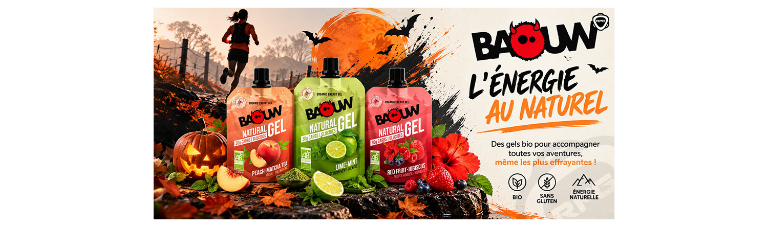 Baouw gels Bio Running Planet Geneva