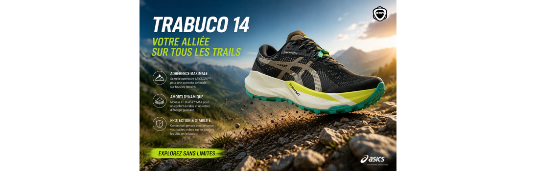 Asics gel Trabuco 14 Running Planet Genève