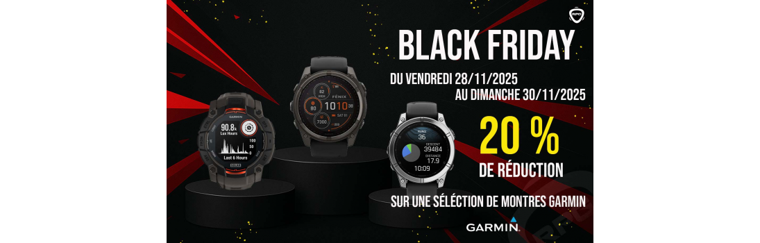Black friday 2025 Garmin Running Planet Geneva