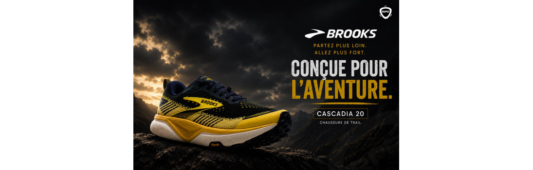 Brooks Cascadia 20 Running Planet Genève
