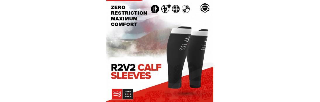Compressport Calf R2 V2 Running Planet Genève