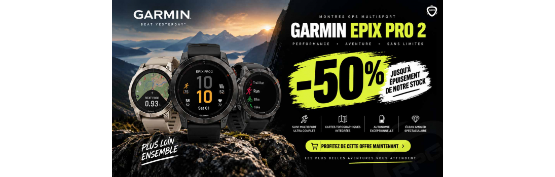 Garmin Epix pro 2 Soldes Running Planet Genève