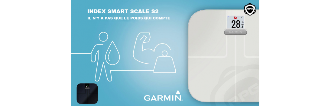 Balance connectée Garmin Index S2 Running Planet Genève